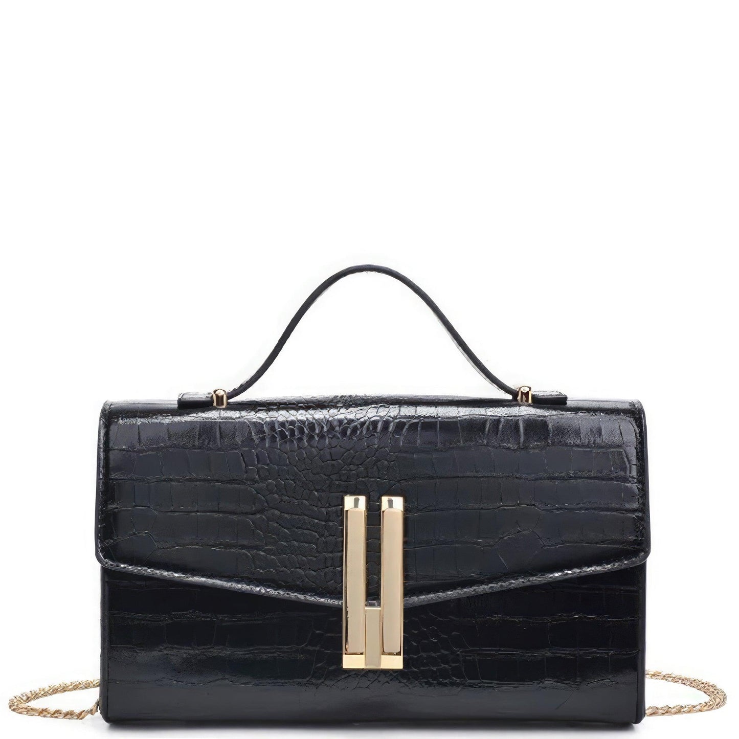 Alfie Croc Print Crossbody Bag - Leur Beau Monde Boutique