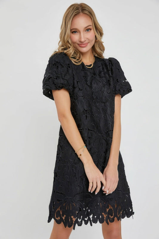 Crochet Lace Dress - Leur Beau Monde Boutique