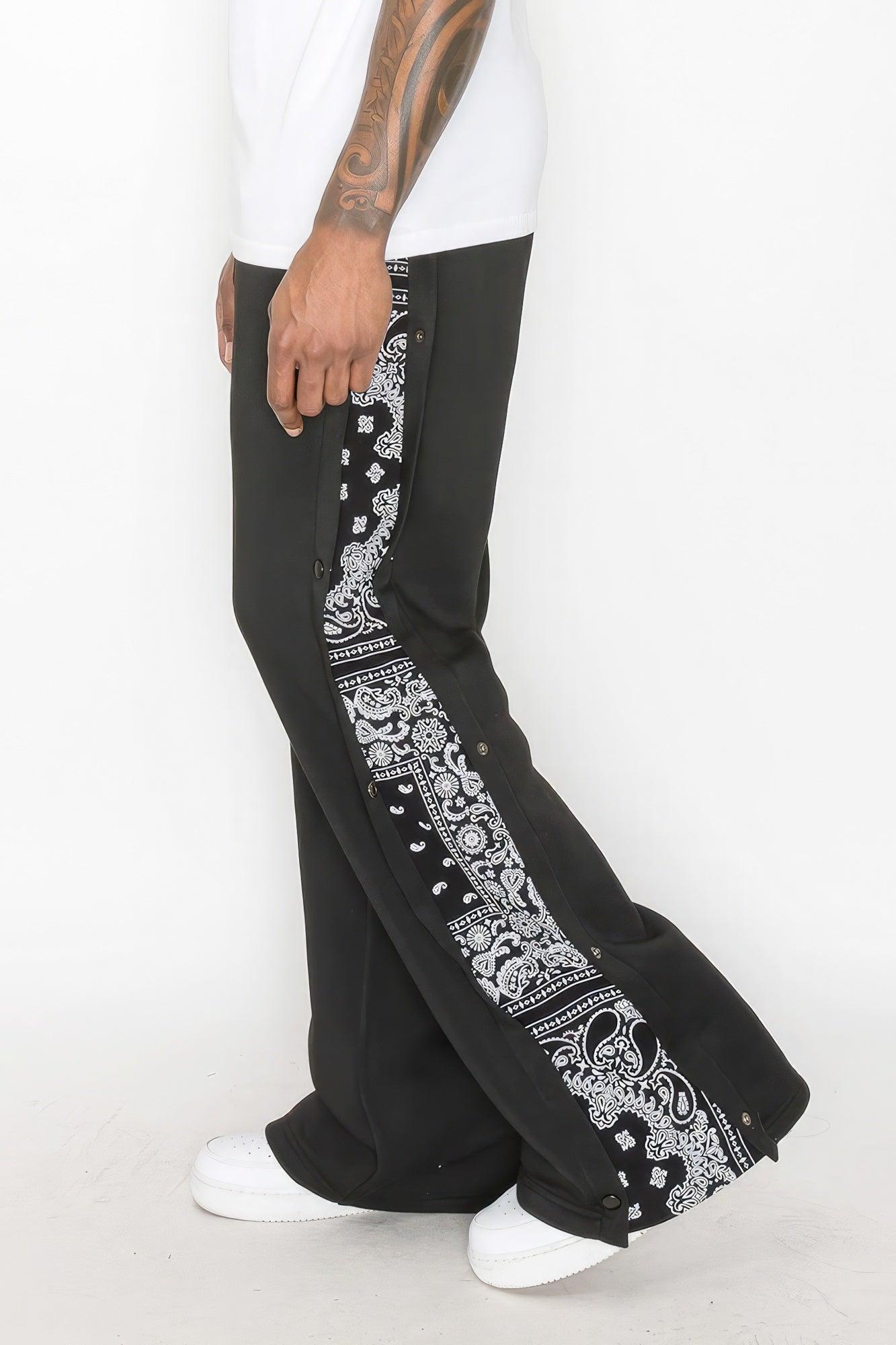 Flared Bandana Fleece Pants - Leur Beau Monde Boutique