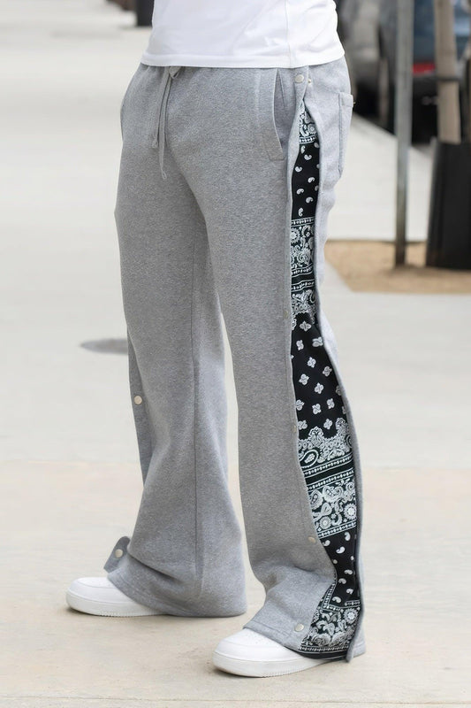 Flared Bandana Fleece Pants - Leur Beau Monde Boutique