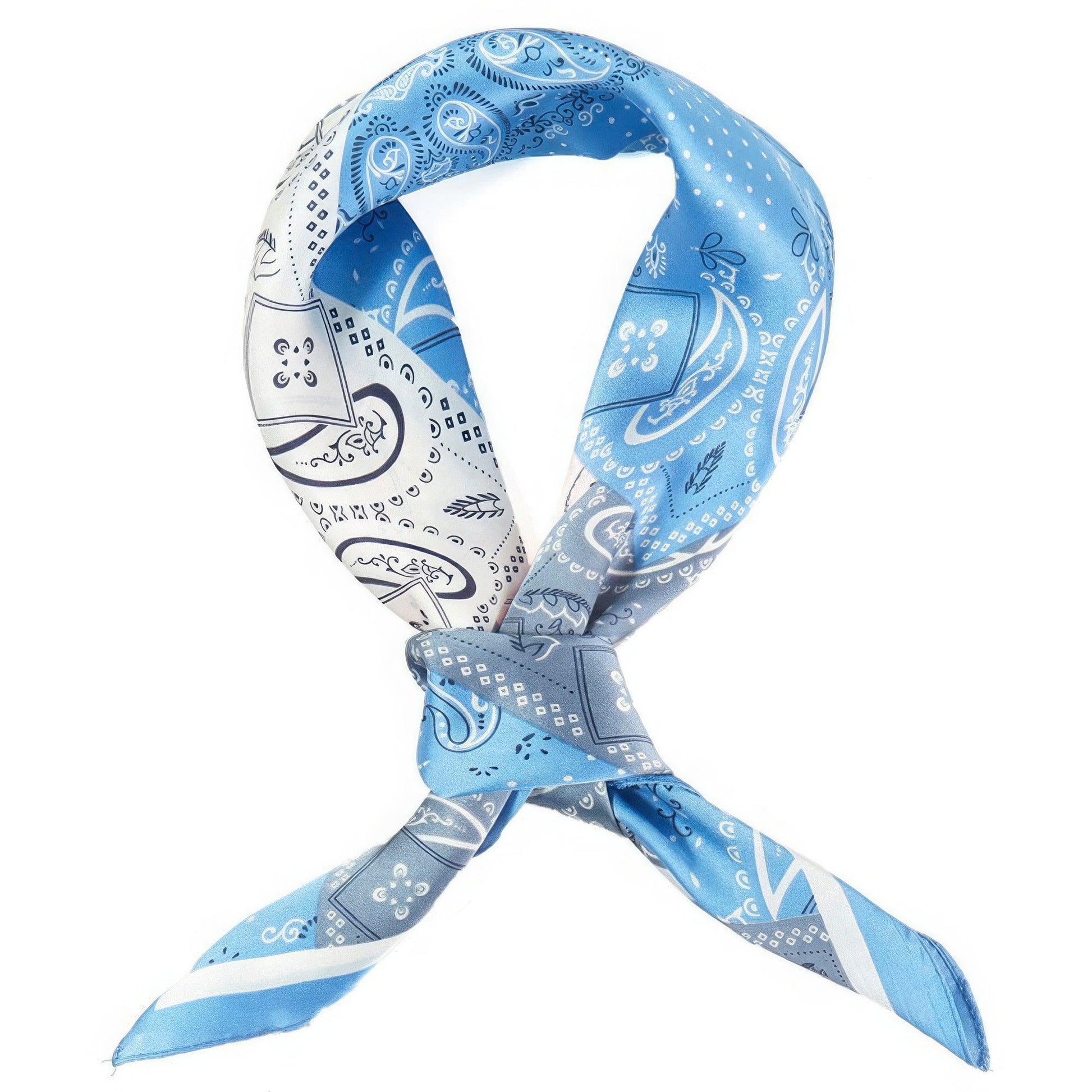 Paisley Dot Print Bandana - Leur Beau Monde Boutique