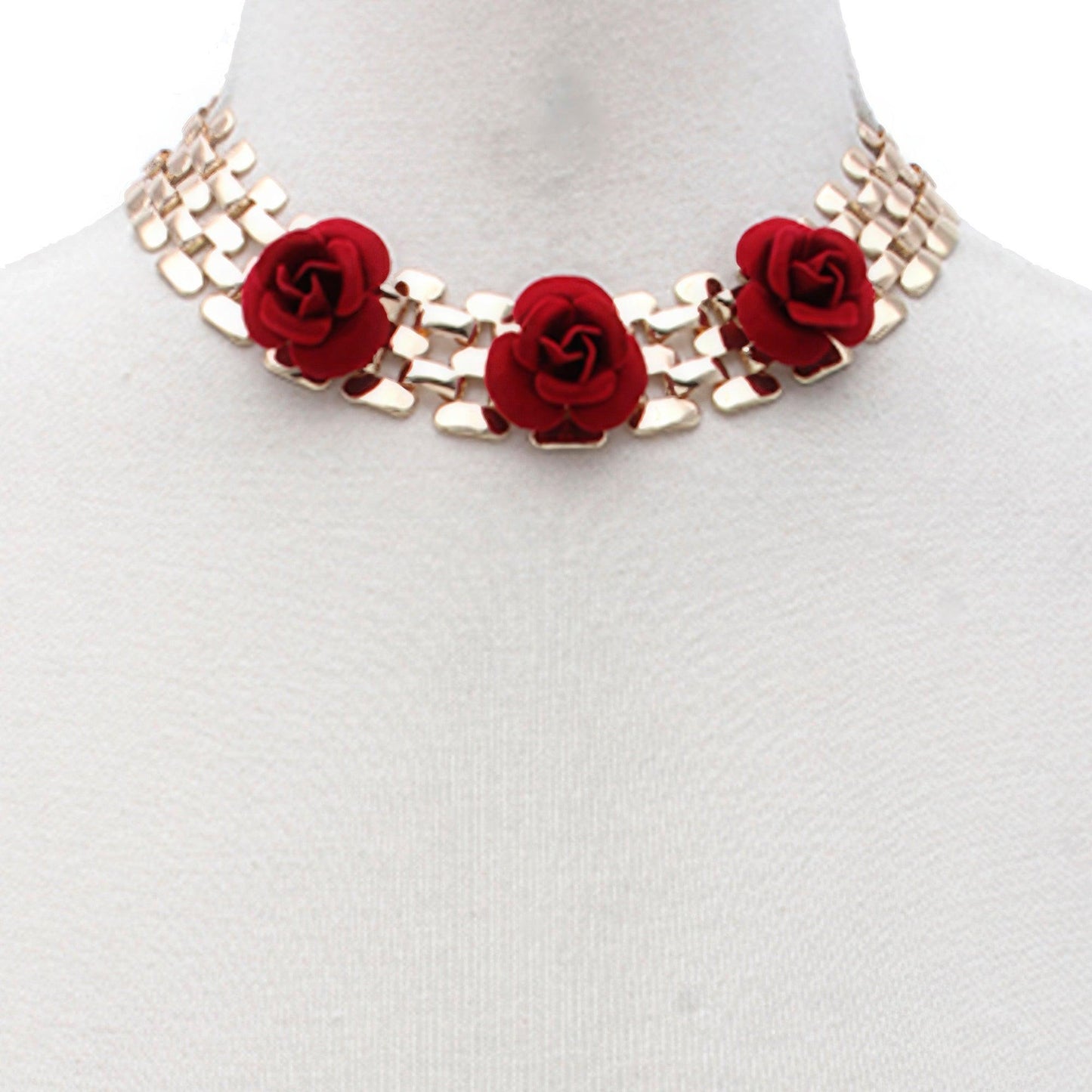 Sodajo Flower Metal Necklace - Leur Beau Monde Boutique