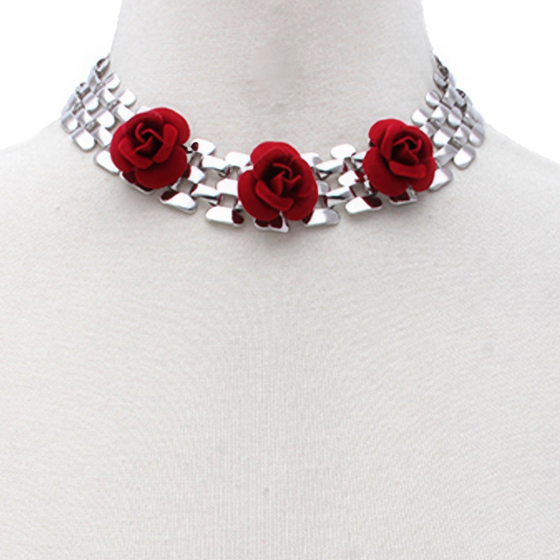 Sodajo Flower Metal Necklace - Leur Beau Monde Boutique