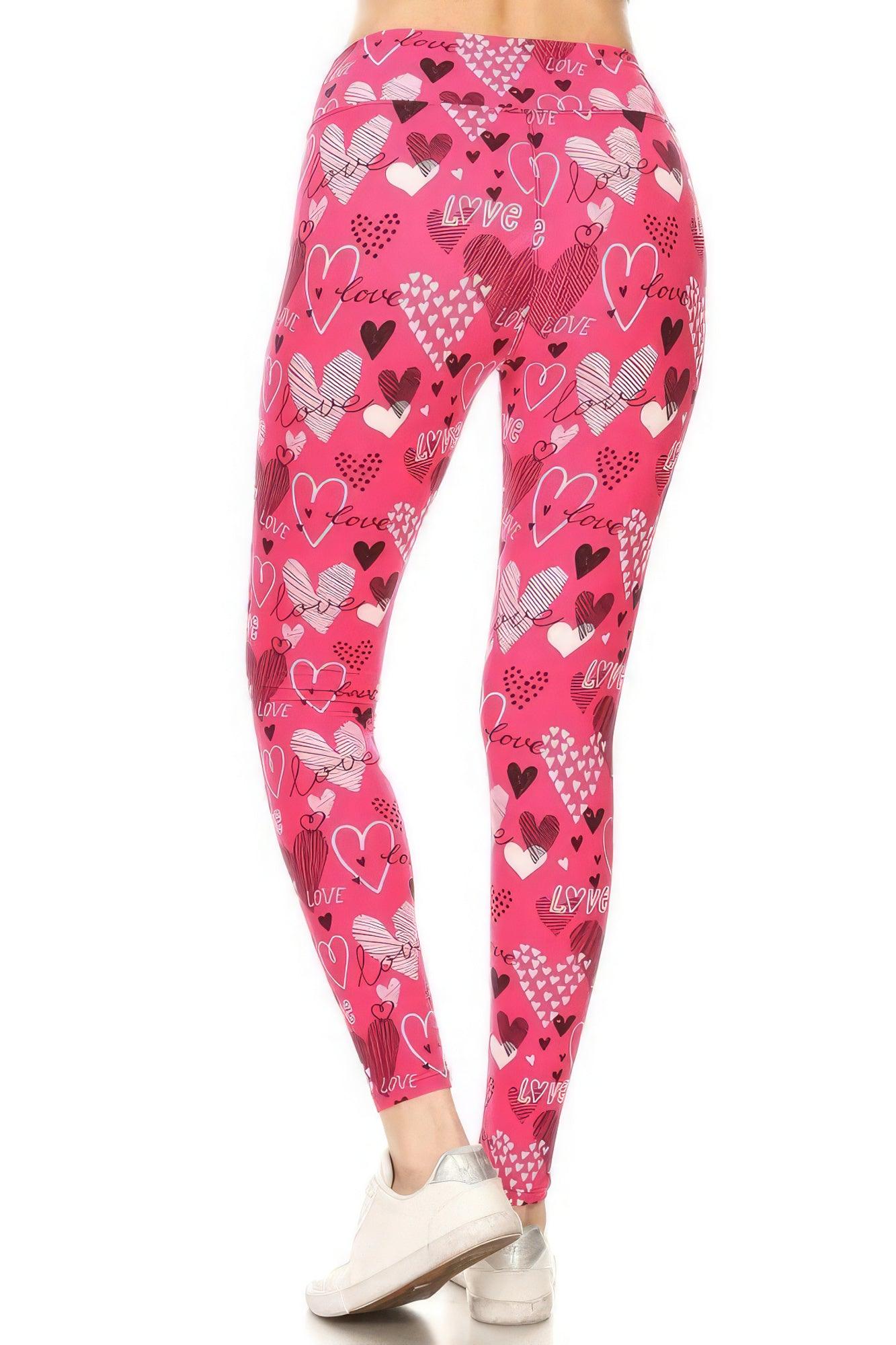 Yoga Band Buttery Soft Print Leggings - Leur Beau Monde Boutique